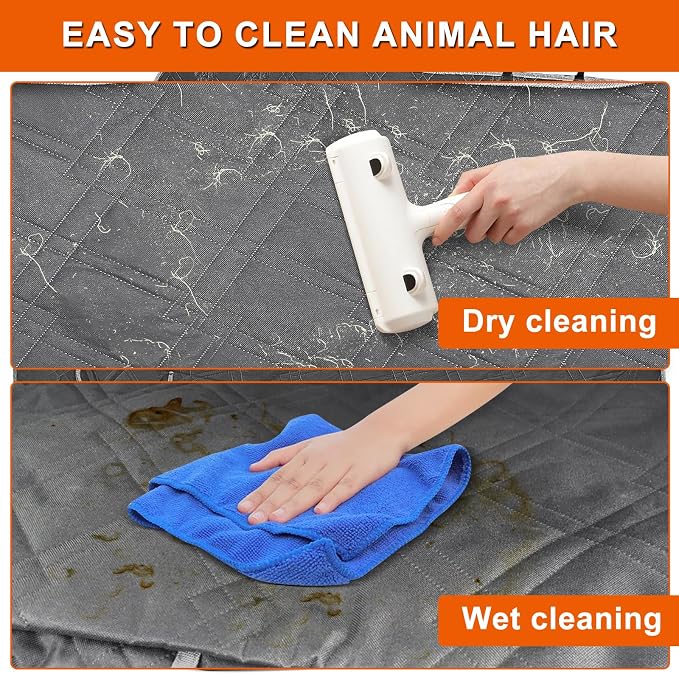 Dog Car Seat Cover for 2016-2026 Volkswagen Tiguan Waterproof | Pet Bench Seat Cover for Back Seat, 600D Heavy Duty Scratch Proof Nonslip Truck Seat Covers for Dogs - Image 7