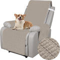 Foxdecor Recliner Chair Covers, Recliner Cover Non-Slip Chair Covers, Washable Recliner Couch Cover Furniture Protector, Cover for Recliner Chair with Elastic Straps. (Brown, 30" W) by Unknown