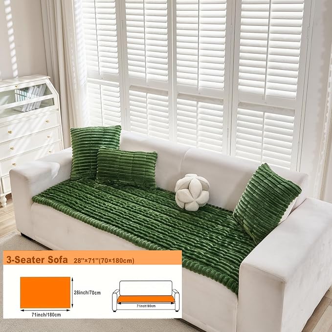 ZQFFB Couch Cover for Dogs Washable Non-Slip Pet Friendly Sofa Protector | Multiple Sizes Dog Blanket Fit Sectional Sofas & Loveseats, Prevents Pet Hair, Scratches & Stains - Image 6