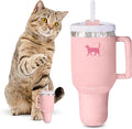 PUPROAR Kitty Cup Catnip Cat Toy, Cat Birthday Gift & Cute Girly Accessory, Crinkle Toy for Indoor Cats (Pink Peach Dust) by PUPROAR