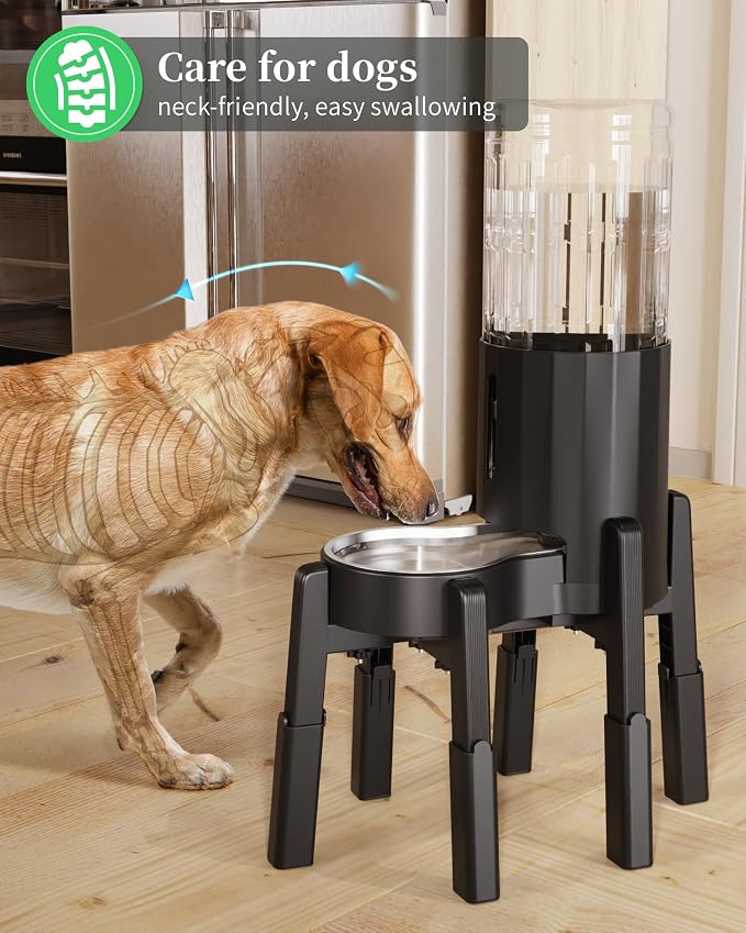 Dog Water Dispenser Stand, Pet Automatic Feeder Holder, Stand Only | Elevated Pet Water & Food Bowl for Medium Dogs, Stable and Anti-Slip Raised Bowl - Image 7