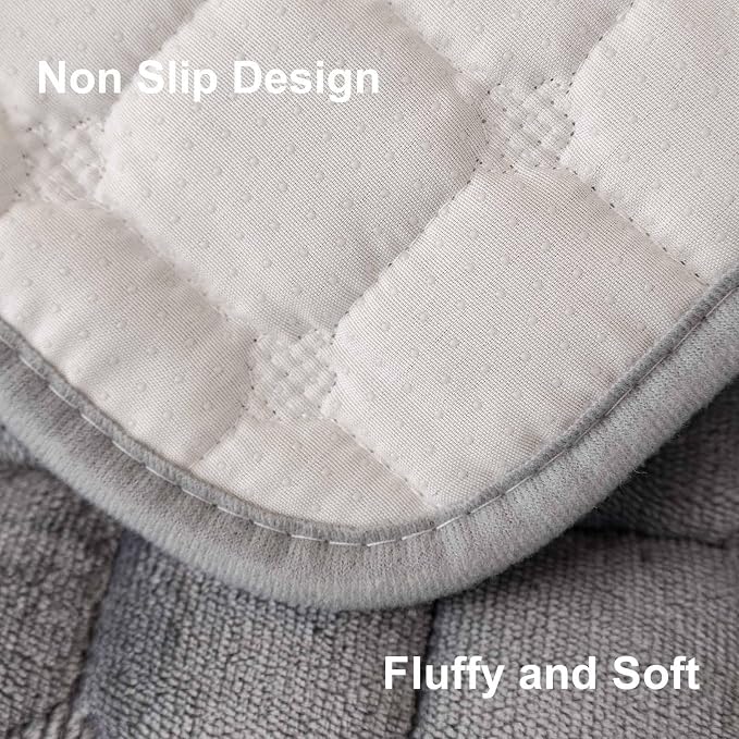 Velvet Washable Couch Cover for Pets Dogs, Non Slip Sectional Sofa Covers for 3 Cushion Couch Sofa L Sharped Sofa Slipcovers, Furniture Protector (1 PCS 36"x94",Dakr Grey) - Image 5