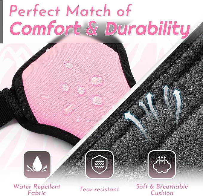 Eagloo Dog Harness for Small Dogs, No Pull Pet Vest with 2 Leash Clips | No Choke with Handle, Adjustable Comfort Fit, Reflective Strips, Easy Walking Control, Pink, Small - Image 7