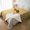Waterproof Couch Cover for Dogs - Washable Pets Furniture Protector | TPU Leak-Proof Liner, Lightweight & Reversible, Fits Chair, Sofa, Bed, 82" x 102" , Sand/Cream by TuffeelHome