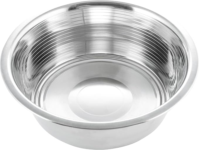 Pet Feeder Stainless Steel Dog Bowls Replacement 8" Diameter 2-Pack | Food Bowl, Water Metal Bowls 7 Cups for Raised Feeder with Opening 7.5"- 8" - Image 2