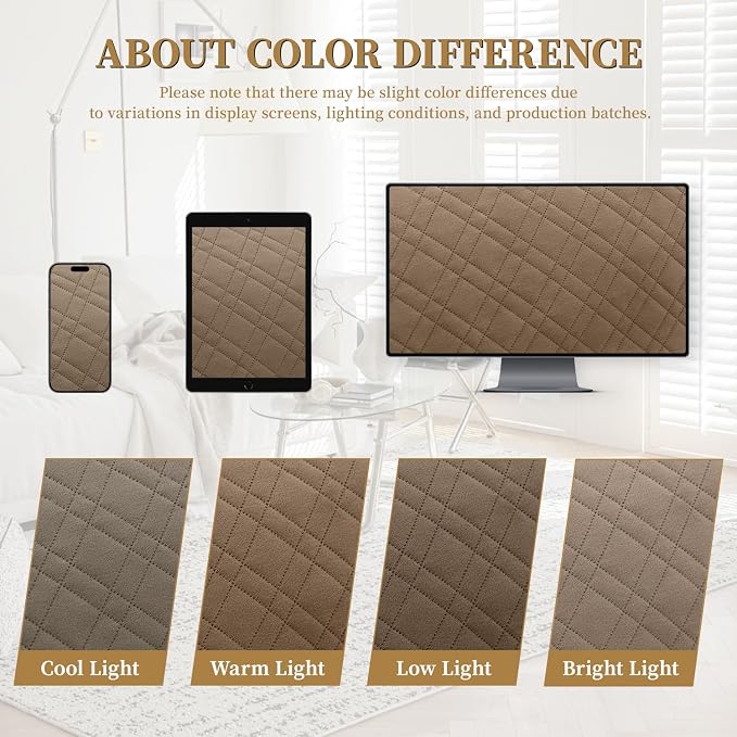 Velvet 100% Waterproof Loveseat Covers Washable Love Seat Couch Covers for 2 Cushion Couch Sofa Pet Friendly Sofa Slipcovers Dogs Furniture Protector with Pockets (Medium-XL, Camel) - Image 9