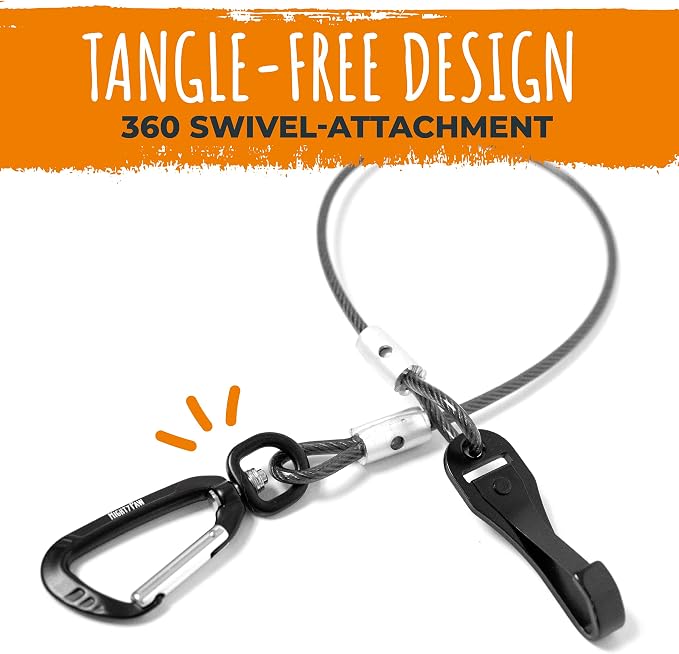 Mighty Paw Dog Seat Belt Vehicle - Chew-Proof Dog Belt - Great for Teething Puppies - Latch Bar Attachment Like Child's Car Seat - Aviation Aluminum Carabiner - Strong Enough for Climbers - 850+ LB - Image 6