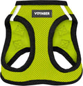 Voyager Step-in Air Dog Vest Harness - Lime Green/Black Trim, Large | 18- 20.5" in Chest, Reflective Bands, All Weather Breathable Air Mesh, Cats Compatible, Lightweight, Fast Drying by BestPetSuppliesLLC