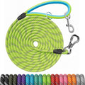NTR Long Leash for Dog Training, 50FT Rope Lead with with 2 Swivel Hooks and Comfortable Padded Handle for Dog Leash for Small Medium and Large Dogs Walking Training Hiking Camping Playing by NTR