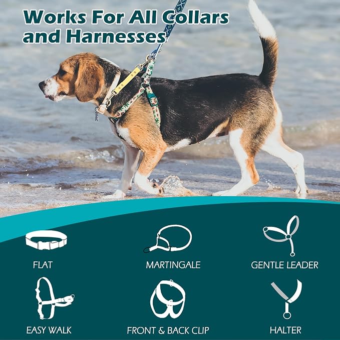 PetBonus Dog Collar Safety Clip, Waterproof Backup Safety Strap | Prong Collar to Harness Connector, Escape Proof, Odor Proof, Easy to Clean, Double Ended Clasp for Training Walking, Sand - Image 7