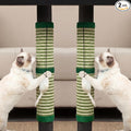 JanYoo 2 Pieces Cat Scratcher Mat for Table Leg Sisal Cat Scratching Pad Scratch Mat for Cat Scratch Pad Rug 19.69 × 9.84 in(Green Stripe) by JanYoo