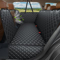 URPOWER 4 in 1 Dog Car Seat Cover for Back Seat, Waterproof Hammock | Mesh Window, Side Flaps, 600D Oxford, Scratch Resistant, Non-Slip, Easy Install, Machine Washable, Dog Seat Belt Included by URPOWER