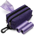 Premium Dog Poop Bag Holder for Leash - Convenient Dog Poop Bag Dispenser with Durable Design - Stylish Accessory for Easy Cleanup - Ideal for Dogs, Puppies, and Outdoor Walks - Purple by 2+Brothers+Wholesale