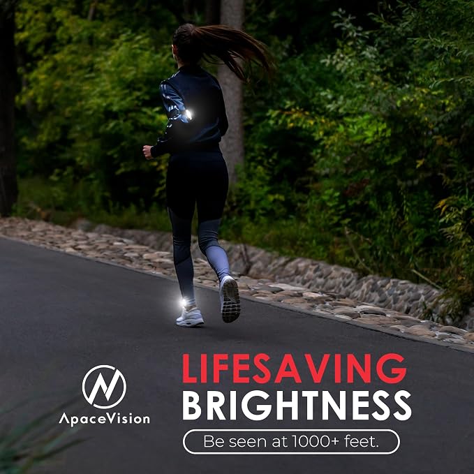 LED Safety Light (2 Pack) - Clip On Strobe/Running Lights for Runners, Dog, Bike, Walking, Boat, Kayak, Stroller and More - High Visibility Accessories for Your Reflective Gear, Bicycle - Image 3