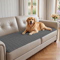 Foxdecor Couch Cover for Dogs Sofa Covers Non Slip Couch Pad Pet Friendly | Pet Couch Covers Washable Sofa Protector, Furniture Cover Couch Seat Protector for Living Room, Dark Grey 58x82 Inch by Unknown