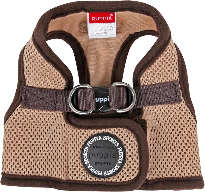 PUPPIA International Harness Soft B Vest, Medium, Beige - Image 2