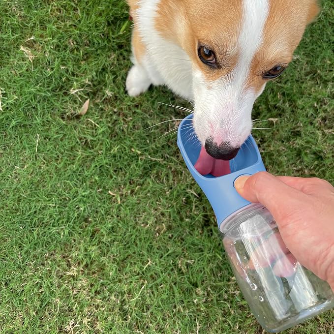 WePet Portable Dog Water Bottle, 25 OZ, Leak Proof Puppy Water Dispenser with Drinking Feeder for Pets Outdoor Walking, Hiking, Travel, Food Grade Plastic - Image 2