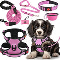 LOBEVE No Pull Dog Harness, Collar & Leash Set with Travel Accessories | Includes Dog Seat Belt, Collapsible Bowls & Poop Bag Dispenser. Ideal for Training, Walking, Hiking. Fits Small to Large Dogs by Lovebegetslove