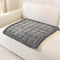 OstepDecor Couch Cover for Dogs, Washable Non Slip Sofa Cover for Pets | Soft Couch Covers for Sofa, Loveseat and Sectional, Furniture Protector Against Pet Hair & Dirt (27.6" x 27.6", Dark Grey) by OstepDecor