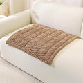 OstepDecor Couch Cover for Dogs, Washable Non Slip Sofa Cover for Pets | Soft Couch Covers for Sofa, Loveseat and Sectional, Furniture Protector Against Pet Hair & Dirt (27.6" x 27.6", Brown) by OstepDecor