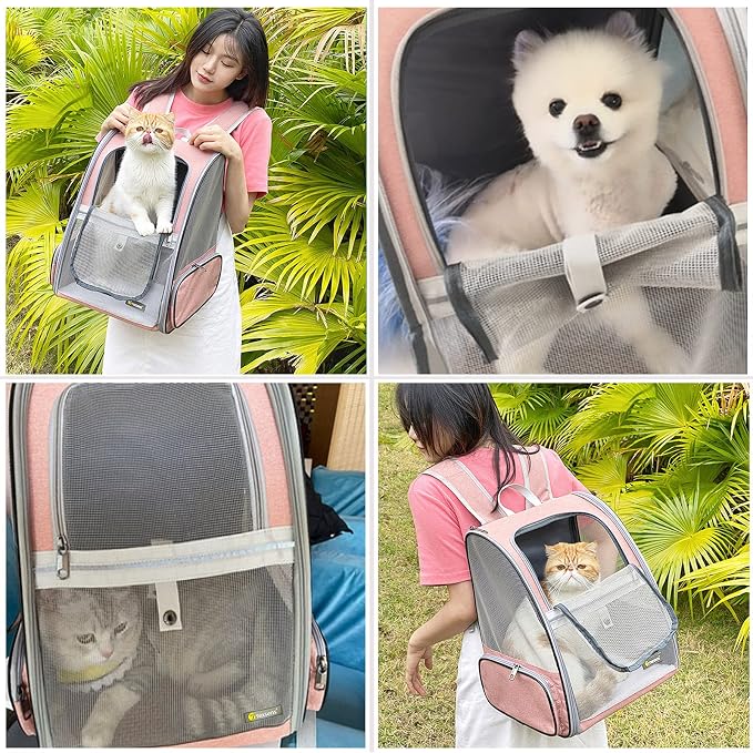 Texsens Innovative Traveler Bubble Backpack Pet Carriers for Cats and Dogs - Image 6