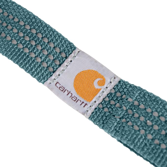 Carhartt Shock Absorbing Dog Leash Harbor Teal | Pet Durable Nylon Webbing, for Dogs, Reflective Stitching for Visibility - Image 3