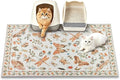 Cat Litter Mat, 35" x 23" Litter Mat, Traps 100% Cat Litter, Non-Slip Litter Box Trapping Mat, Cute Decor Litter Mat, Easy Clean for Scatter Control, Waterproof Urine Protection by PPETDogSupplies