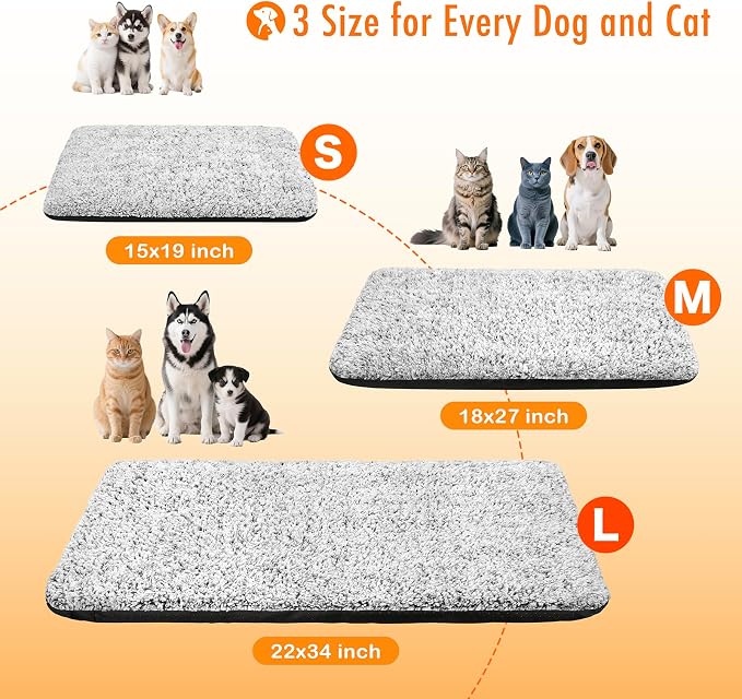 Self Warming Cat Bed, 2.0 Upgraded Thermal Mat for Indoor Cats, 18 x 27 In | Non-Electric Self Heating Cat Pad, Removable Washable Cover, Heat-Reflective Foil, Non-Slip Base for Kittens and Senior Cats - Image 7