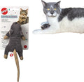 SPOT Flat Mouse Frankie with Catnip - Cat Toy, Fuzzy Mice with Catnip and Crinkle Sound, Perfect Size for Pouncing on, Chasing, Hunting - 5.5in Plush Toys, Assorted Colors by SPOT
