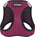 Voyager Step-in Air Dog Vest Harness - Fuchsia 2-Tone, Large | 18- 20.5" in Chest, Reflective Bands, All Weather Breathable Air Mesh, Cats Compatible, Lightweight, Fast Drying by BestPetSuppliesLLC