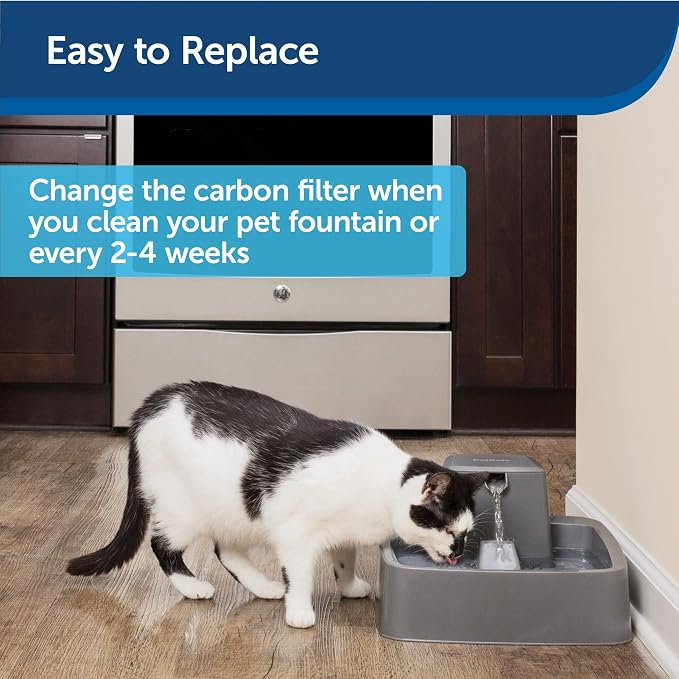 PetSafe Drinkwell Avalon & Pagoda Fountain Activated Carbon Filters - Better Hydration Choice - Long-Lasting Purity - Odor-Free Drinking - Universal Filter Replacement (Pack of 120) - Image 4