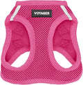 Voyager Step-in Air Dog Vest Harness - Fuchsia, Small | 14.5-16" in Chest, Reflective Bands, All Weather Breathable Air Mesh, Cats Compatible, Lightweight, Fast Drying by BestPetSuppliesLLC