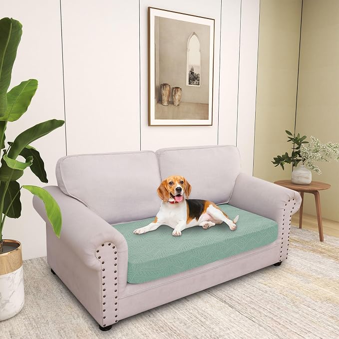 hyha Individual Couch Cushion Covers, Sofa Seat Cushion Covers Washable | Stretch Dog Couch Cover, Elastic Bottom, Anti-Slip Furniture Protector, Ideal For Pets & Kids, Durable Sofa Slipcover, Medium - Image 7
