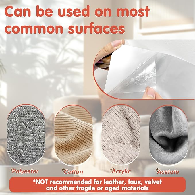 Secopad 18 PCS Cat Scratch Furniture Protector, Couch Protector, 17IN | Transparent, Single-Sided, Self Adhesive, Large Size, Easy to Use and Remove, Anti Pet Deterrent, Sofa Cover from Cat Claws - Image 2