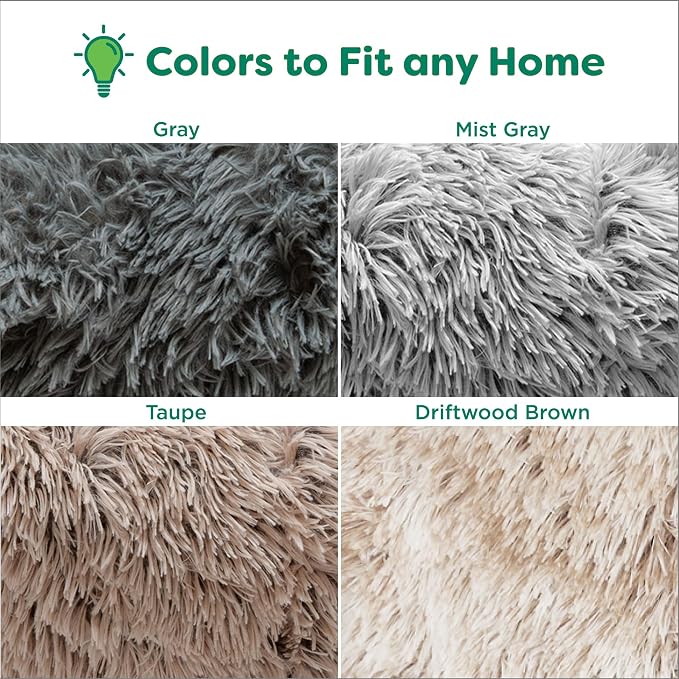 Furhaven Waterproof Throw Blanket for Dogs & Indoor Cats, Washable - Shaggy Plush Calming Long Faux Fur & Velvet Dog Blanket - Mist Gray, Large - Image 12