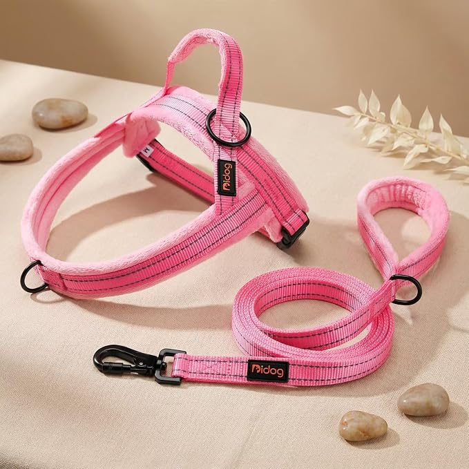 Didog 6FT Reflective Dog Leash for Medium Large Dogs, Slim 3/4" Width, Pink | Soft Padded Handle, Plush Comfort Grip, Tangle-Free, 360°Heavy-Duty Strengthened Clasp for Daily Walks/Training, Night Safety - Image 7