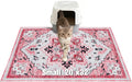 EXPAWLORER Cat Litter Mat, 20”x32” Small Non-Slip Urine Waterproof Litter Trapping Mat Easy to Clean Washable Litter Box Mat for Floor Soft on Kitty Paws, Indoor Food Mats Rug Pads for Bathroom Pink by EXPAWLORER