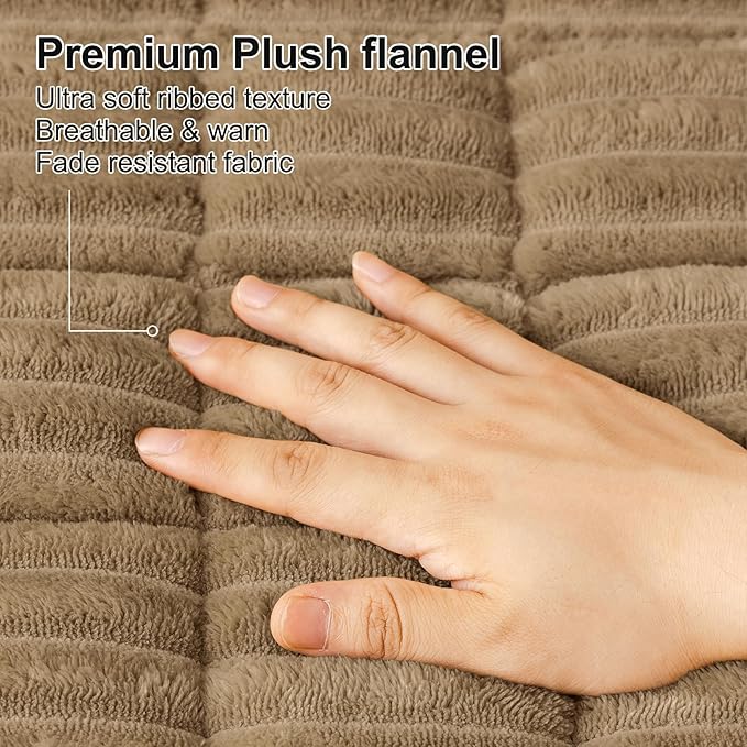Smiry Couch Cover for Dogs, Non Slip Washable Sofa Protector for Pets | Soft Furniture Cover for Leather & Fabric Couches, Cozy Protect Against Fur, Dirt & Messes, Pet Friendly, 35.4"x88" - Image 2