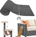 Heavy Duty Cat Scratch Mat for Couch (Dark Gray, 39.3" x 15.8") | Self-Adhesive Trimmable Cat Scratcher Carpet, Furniture Protector & Climbing Pad for Cats, Sofa, Door & Cat Tree by CLFORLORGN