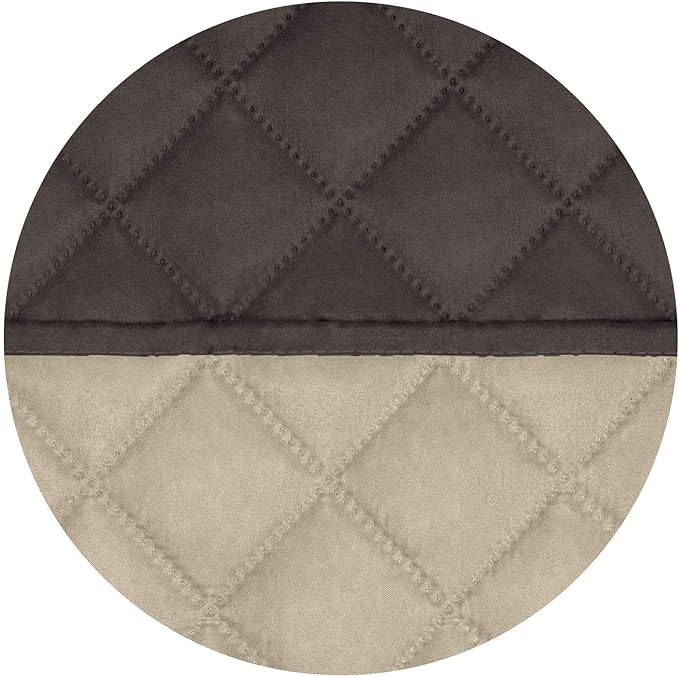 PureFit Reversible Chair Sofa Cover Dog Couch Covers for Sofa, 25.5 in | Chocolate/Beige, Water Resistant Couch Protector, Washable Pet Couch Cover with Non Slip and Elastic Straps For Kids - Image 5