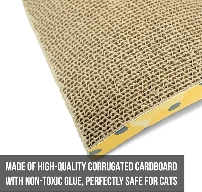 Our Pets OurPets The Wave Curved Catnip Cat Scratcher (Cat Toys for Indoor Cats, Catnip Toys, Cat Gifts & Cat Toys Interactive) [Includes Cosmic Catnip- North-American Grown Catnip] | Interactive Scratcher for Indoor Cats, Includes Cosmic Catnip, North... - Image 5