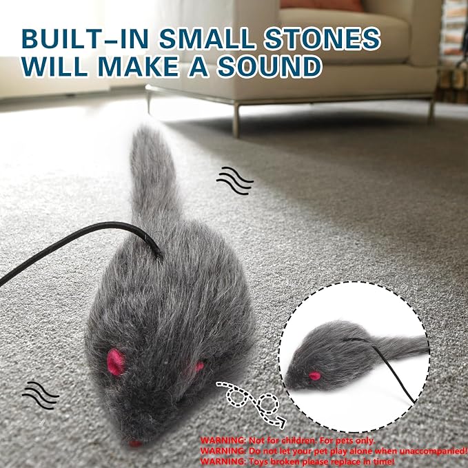 Kalimdor Interactive Cat Feather Toys,Retractable Teaser Toy ，Hanging Interactive Toys for Indoor Cats Kitten Play Chase Exercise, Kitten Mental Exercise Toys (1 Pack) - Image 3