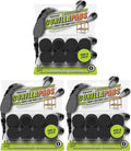 Slipstick GorillaPads CB147 Non Slip Furniture Pads/Gripper Feet (Set of 16) Self Adhesive Rubber Floor Protectors, 1 inch Round, Black (Pack of 3) by Slipstick
