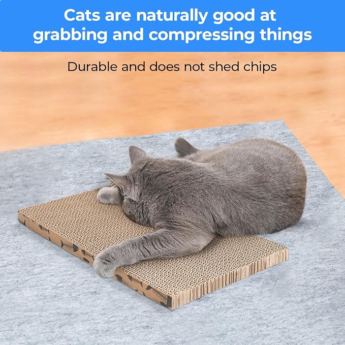 Cat Scratcher Cardboard Cat Scratching Board Cat Scratchers for Indoor Cats Cat Scratching pad (2pcs) - Image 4