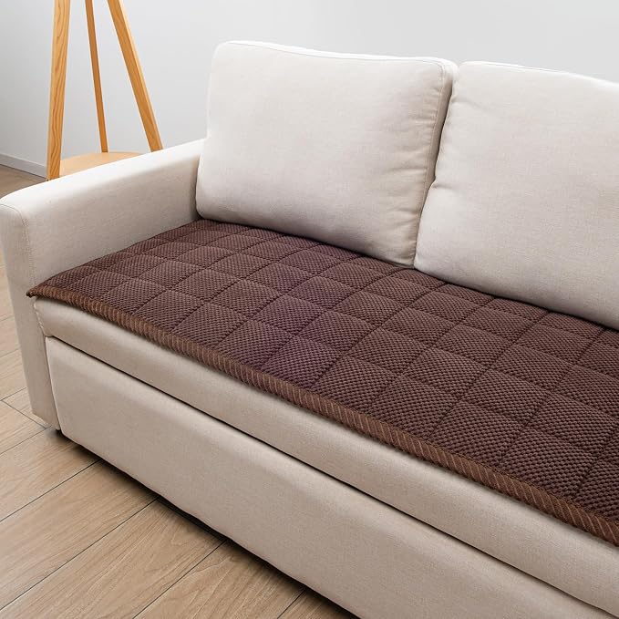 Pet Couch Covers,Couch Cover for Dogs Washable,Anti Slip Dog Sofa Covers Couch Protector Sofa Mat,Seat Cover,Dog Mat,Pet Pad for Furniture 1 Piece (Brown, 21''x70''/Rectangular) - Image 4
