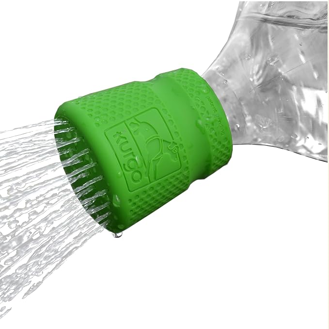 Kurgo Mud Dog Travel Shower | Turns Any Bottle into a Portable Shower, Food-Grade Silicone Sprayer, Dishwasher Safe, for Camping & Hikes, Fits 16 oz - 2L by Kurgo