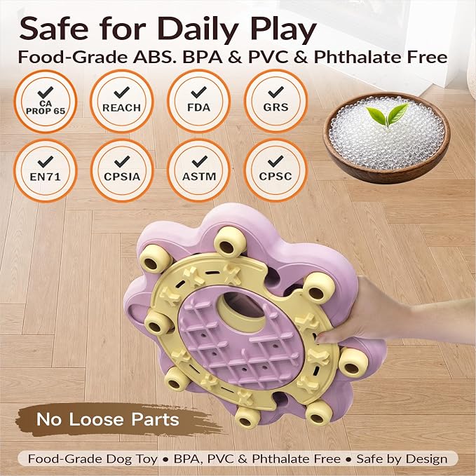KADTC L Size 3 Levels, Dog Puzzle Toy, Slow Feeder & Enrichment for Dogs | Beginner-to-advanced step-by-step challenge offers brain exercise, burns energy, fights boredom, builds focus, curbs gulping. - Image 3