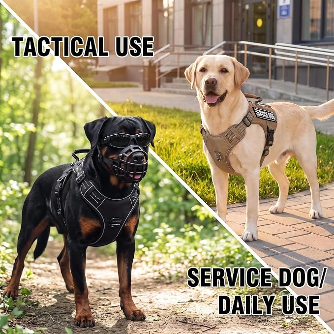 3-in-1 Dog Vest Harness Leash Set for Daily,Service,Training Animal X Large - Image 2