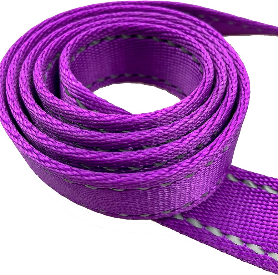 Dog Leash 6ft Long,Traffic Padded Two Handle,Heavy Duty,Reflective Double Handles Lead for Control Safety Training,Leashes for Large Dogs or Medium Dogs,Dual Handles Leads(Purple) - Image 5