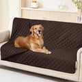 Smiry Waterproof Reversible Pet Couch Covers for Dogs | Pet Friendly, Soft Fabric, Washable Sofa Furniture Protector for Dogs Cat Kids, Checkered (52"x82", Chocolate/Chocolate) by Smiry